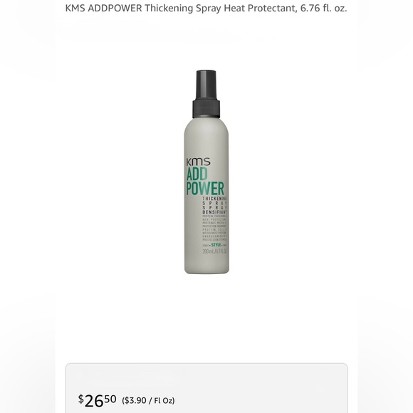 KMS ADDPOWER Thickening Spray Heat Protectant - Picture 1 of 3